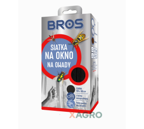 Siatka na okno Bros czarna