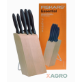 Zestaw 5 noży w bloku Essential 1023782 Fiskars