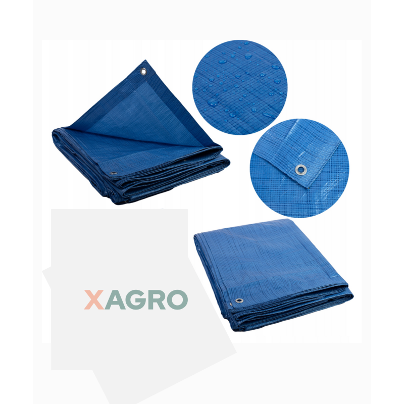 Plandeka niebieska uniwersalna wodoodporna