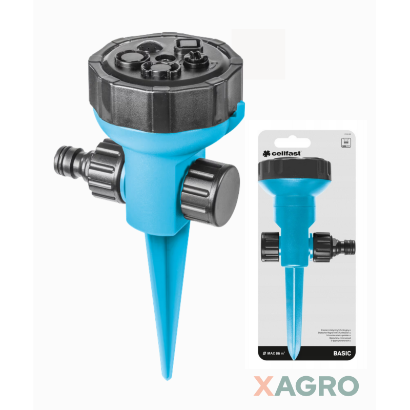 Zraszacz statyczny 5-funkcyjny Basic 52-300 Cellfast