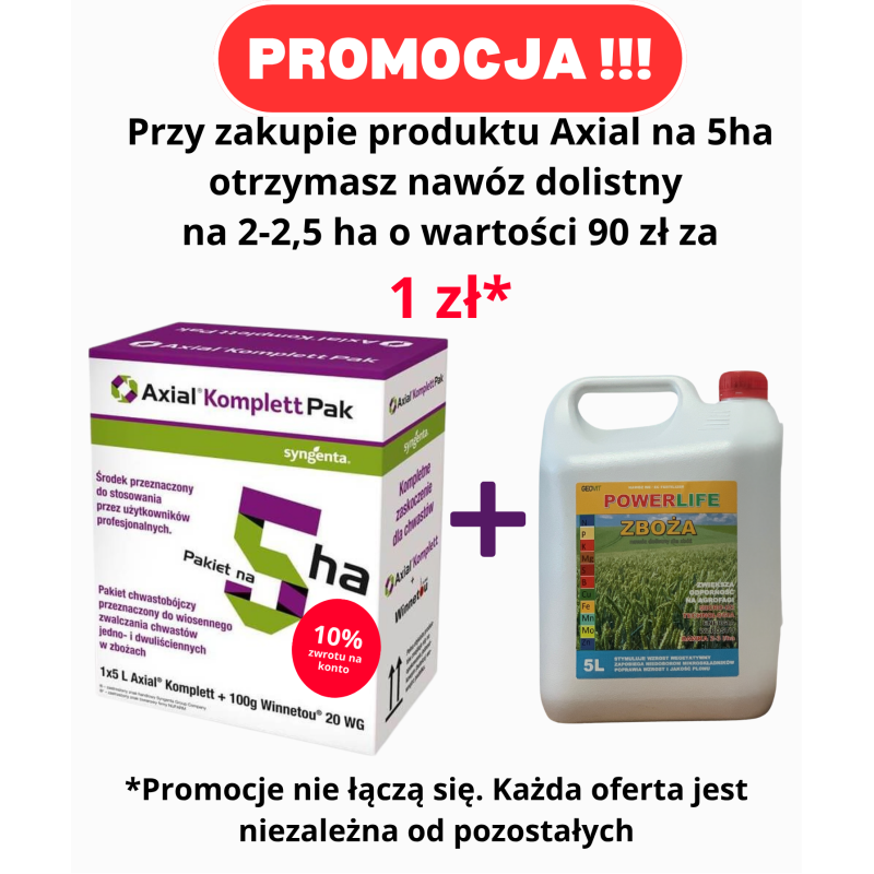 Axial Komplett Pak +  Powerlife Zboża PROMOCJA !!!