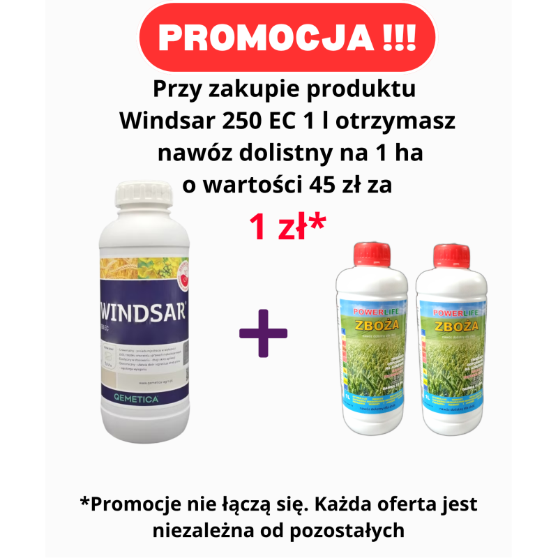 Windsar 250 EC+ Powerlife Zboża PROMOCJA !!!
