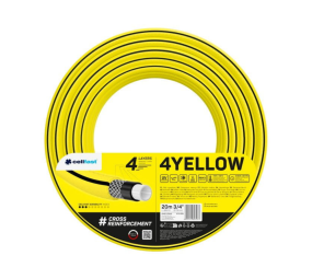 Wąż ogrodowy 4 YELLOW 3/4″ Cellfast