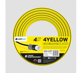 Wąż ogrodowy 4 YELLOW 5/8″ Cellfast