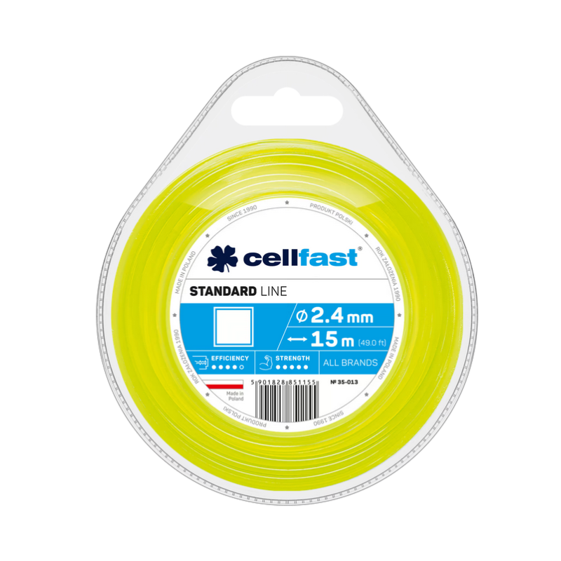 Żyłka do kosiarki 2,4 mm Standard Cellfast