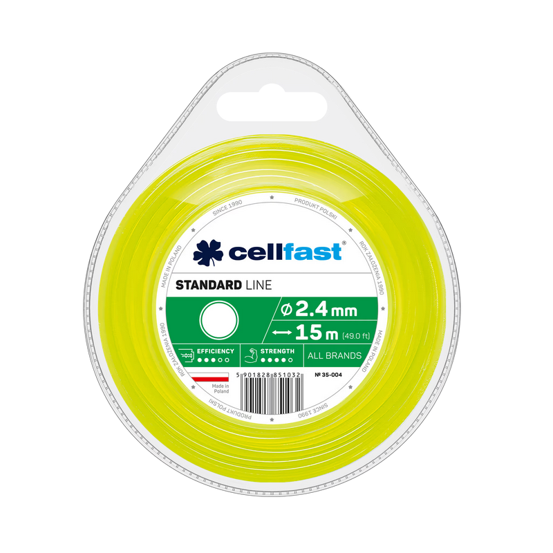 Żyłka do kosiarki 2,4 mm Standard Cellfast