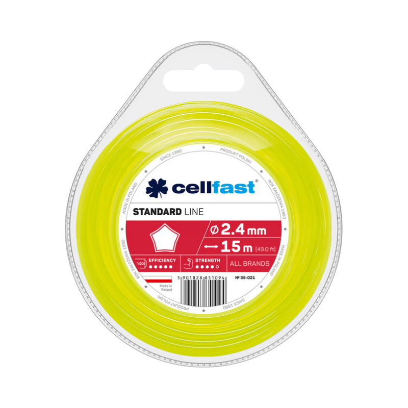 Żyłka do kosiarki 2,4 mm Standard Cellfast