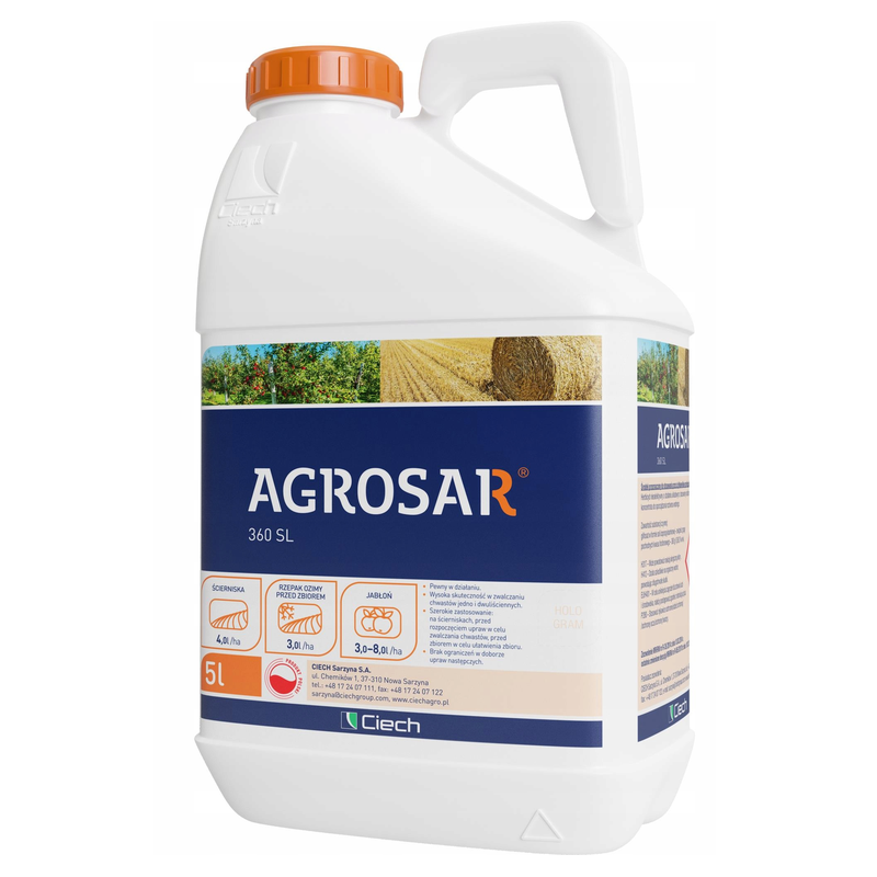 Agrosar 360 SL (glifosat) - środek chwastobójczy