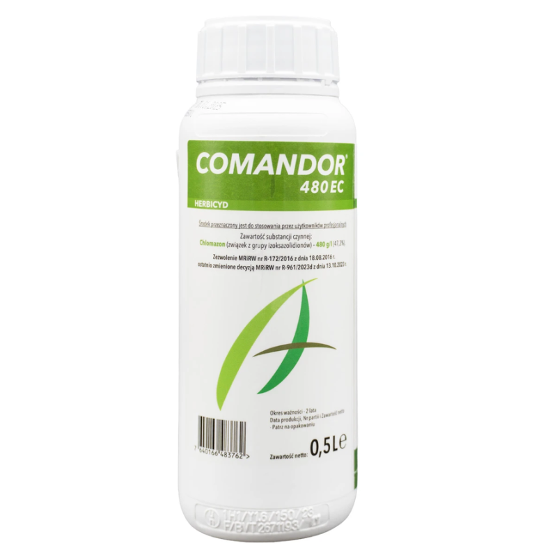 Comandor 480 EC, przedwschodowo, rzepak, gorczyca, bobik...