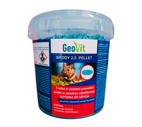 Brody 2,5 pellet, granulki, granulat, trutka, myszy, szczury, gryzonie.