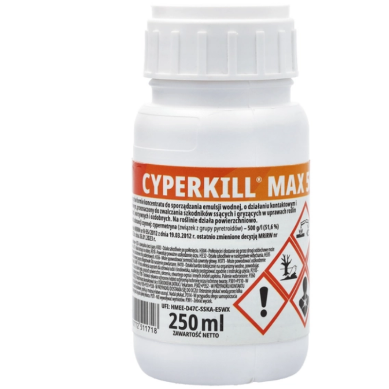 Cyperkil Max 500 EC, stonka, mszyce, wciornatki, słodyszek, pchełki...