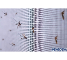 Siatka na okno biała, moskitiera na owady, Bros