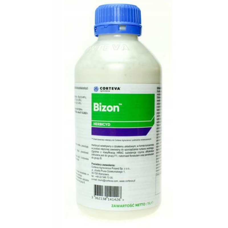 Bizon, chwasty, zboża, jesień.