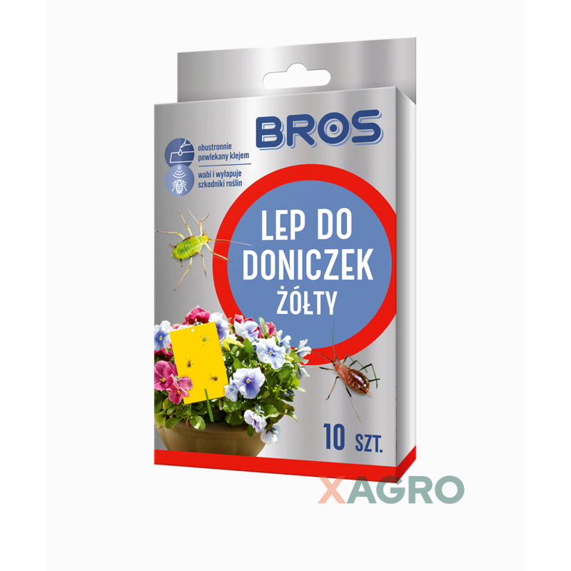 Lep do doniczek żółty Bros