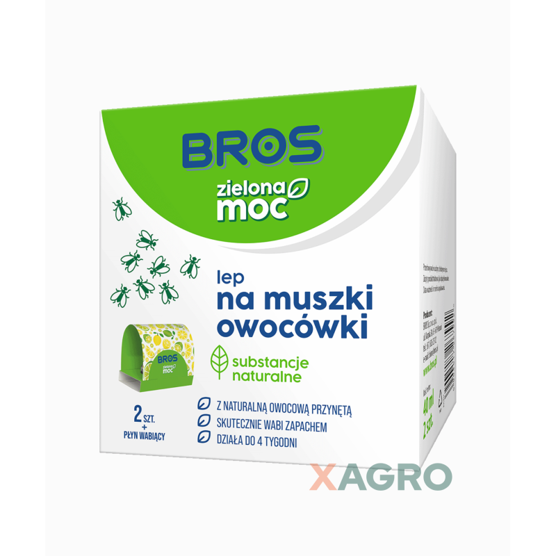 Bros Zielona Moc Lep na muszki owocówki