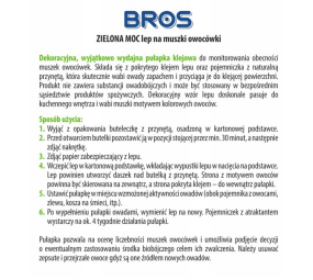 Bros Zielona Moc Lep na muszki owocówki