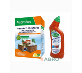 Microbec ULTRA Preparat do szamb Bros – zapach cytryny + WC Bio Żel