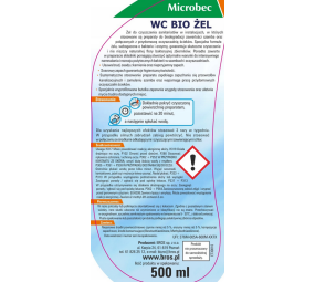 Microbec ULTRA Preparat do szamb Bros – zapach cytryny + WC Bio Żel