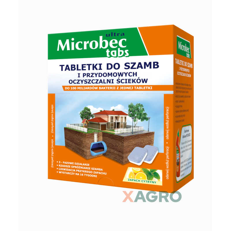 Microbec Ultra tabletk do szamb Bros