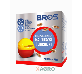 Pułapka z płynem na muszki owocówki Bros