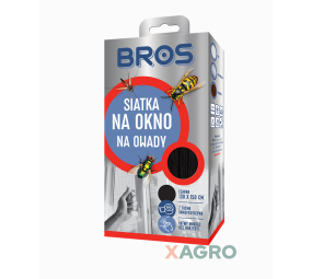 Siatka na okno Bros czarna