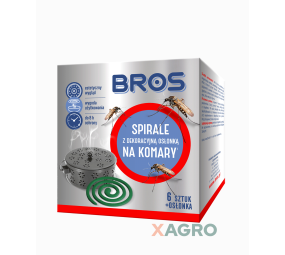Spirale na komary z dekoracyjną osłonką Bros